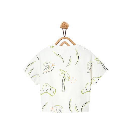 【辛巴娜娜】simbanana中小童圆领T恤短袖上衣卡通动物图案 商品图1