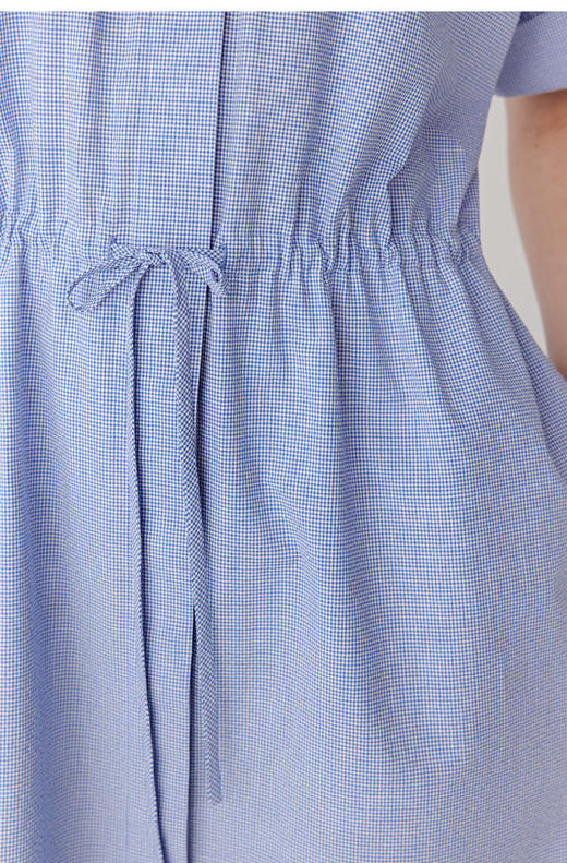 【高品质私服】【IC棉涤色织布连衣裙】A字裙摆 纹路清晰 色织工艺 凹凸纹理G1472-CC【无标出货 介意慎拍】 商品图7