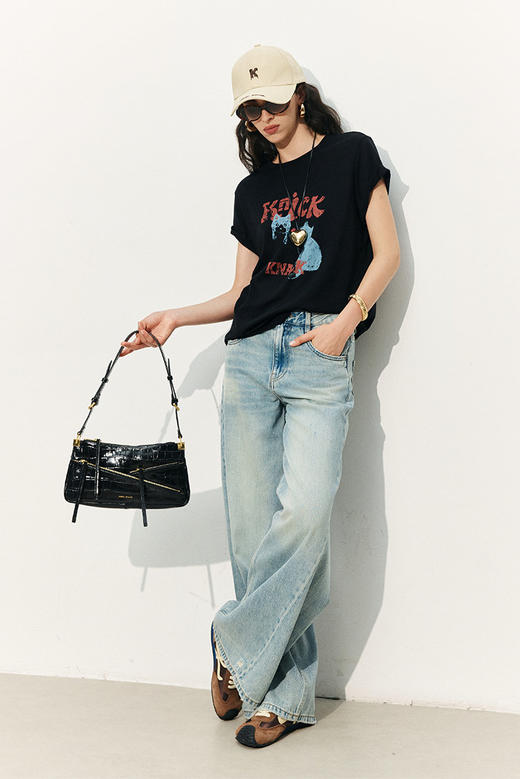 【高品质私服】【D家新疆长绒棉短袖T恤】合体微微松，正肩感，显瘦显精神G1456-CC【无标出货 介意慎拍】 商品图5