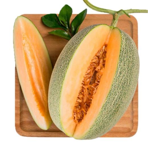 新鲜水果 新疆青皮黄心哈密瓜 1枚(每枚2.2~2.5斤左右） 商品图1