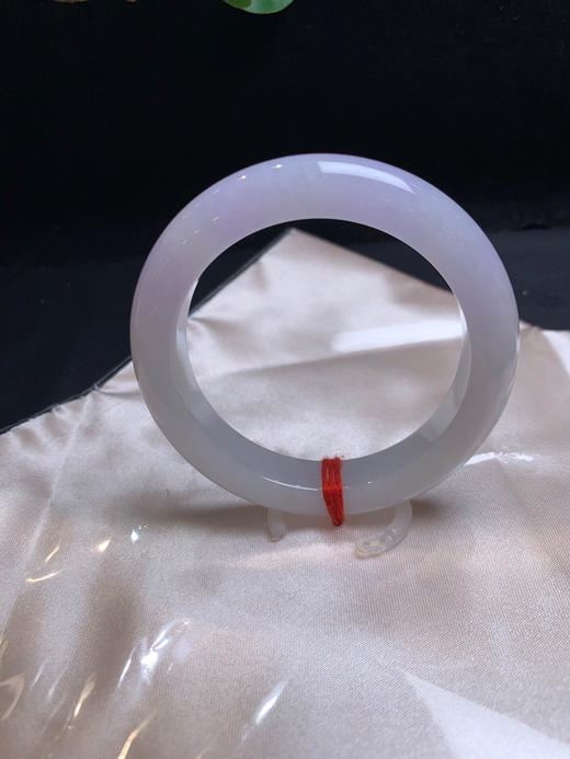 620469，55紫罗兰手镯，大半圈带粉紫底，干净清新 仙仙的，干净秀气 商品图0