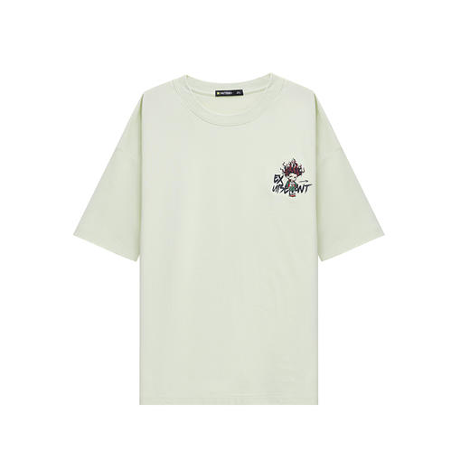 【新品上新】HX 夏季圆领短袖T恤宽松C102520132101/02 商品图2
