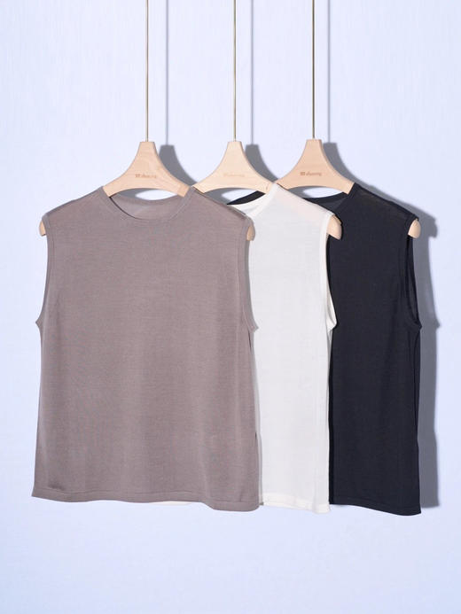 女士丝毛无袖背心 商品图0