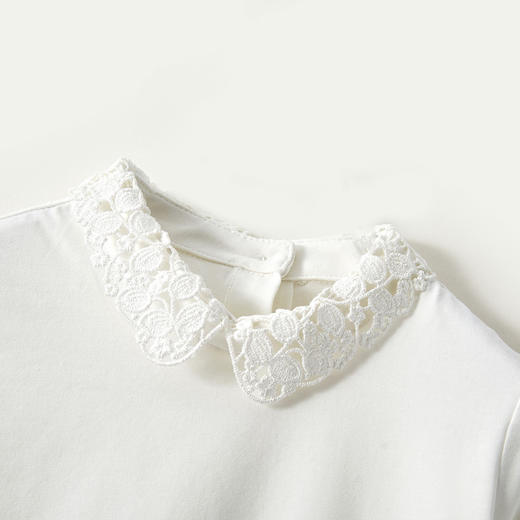 【辛巴娜娜】simbanana儿童打底衫新款女童长袖t恤纯棉白色女宝宝上衣春秋款潮 商品图1