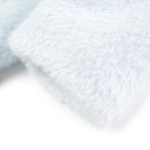 【辛巴娜娜】simbanana女童棉服童装冬季洋气翻领毛领夹棉外套呢大衣 商品图4