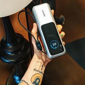 [屁侠推荐]Anker安克充电宝 大容量移动电源 支持笔记本、平板、手机充电 3c认证可上飞机 A1695