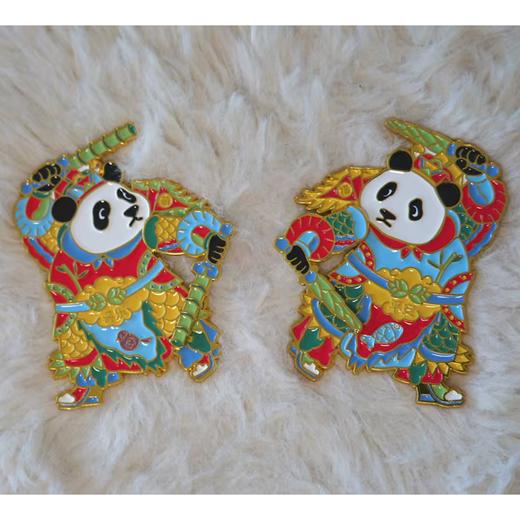 熊猫门神冰箱贴 商品图1