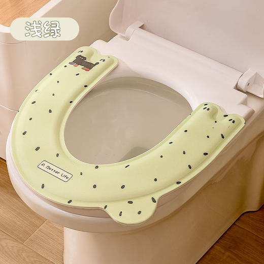 【新品速抢！拍1发2！】2025新款马桶坐垫 ，四季通用免洗马桶坐垫🚽✨防水防潮一擦即净，干净舒适从此告别烦恼！  商品图5