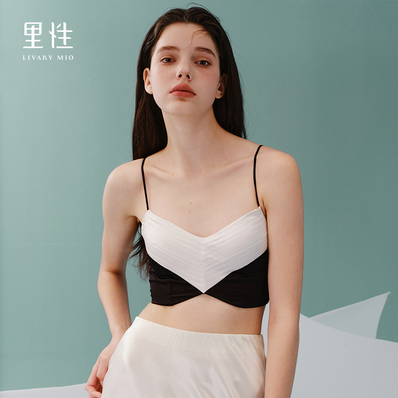 里性 LIVARY MIO 清波 Wave 真丝背心绗缝可外穿胸衣美背文胸