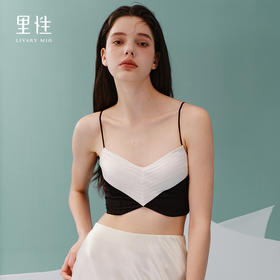里性 LIVARY MIO 清波 Wave 真丝背心绗缝可外穿胸衣美背文胸