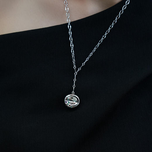 【LAGOMIST】早餐系列 | 金/银砂糖贝果项链 商品图5