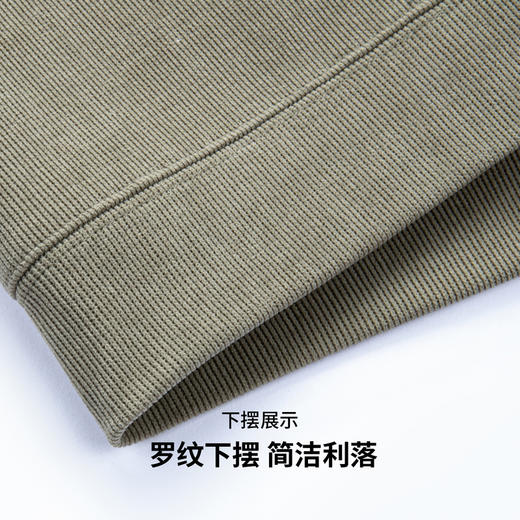 圣得西男士假两件卫衣2025秋季新款休闲百搭潮流套头polo领针织衫 商品图9