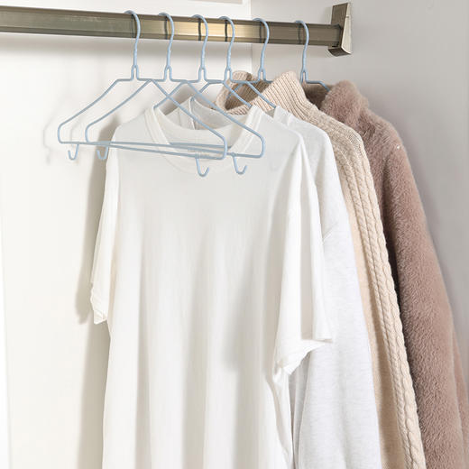 【批发】美丽雅金彩浸塑衣架中号8支入(40cm) 商品图5