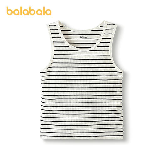【商场同款】巴拉巴拉宝宝背心秋季新品女童打底儿童小内衣含衬垫 商品图4