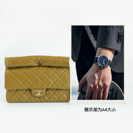 【95新】CHANEL香奈儿AS4199 B13116 NO20023A绿色CF手卷包手拿包女士现售价：17500！270625AI11 商品图10