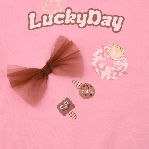 棉果果秋季新品女童蔷薇粉套头连体衣M322727225416 商品图2