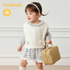 巴拉巴拉婴儿马甲宝宝坎肩秋装外穿女童打底针织背心简约时尚可爱 商品缩略图2