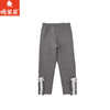 棉果果秋季新品女童岩灰色复合绒打底裤M322206425441 商品缩略图0