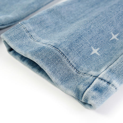 【辛巴娜娜】simbanana【大童】秋冬季儿童牛仔裤洋气时髦新款女童长裤休闲 商品图4