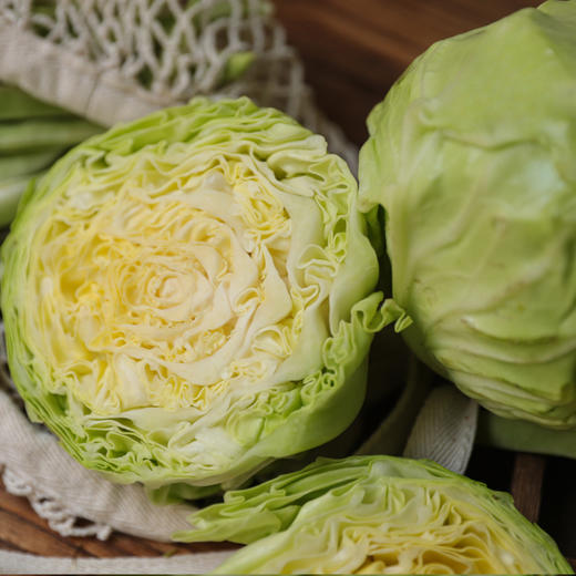 【有机时蔬】有机甘蓝/包菜/圆白菜5斤装，现摘现发（默认顺丰;下单后48小时左右发货，急件慎拍‼） 商品图1