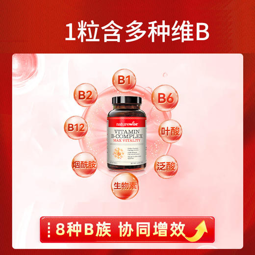 【naturewise】美国原装 B族维生素150粒/瓶 商品图2