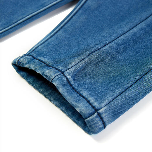 【辛巴娜娜】simbanana女小童长裤冬装新款拼接百搭基础牛仔裤 商品图3