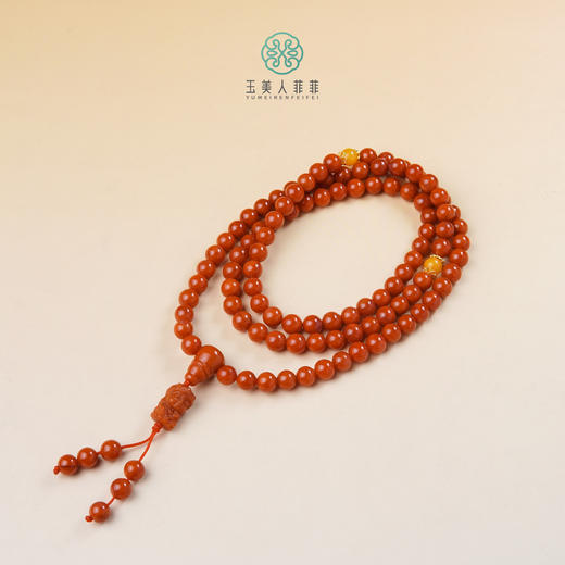 玉美人菲菲#南红项链-圆珠约7mm 商品图0
