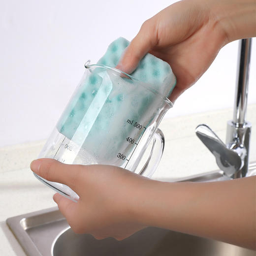 【批发】美丽雅波纹海绵百洁布二片装HC15890 商品图4