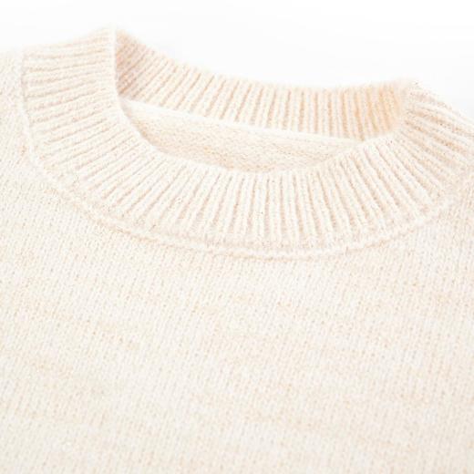 【辛巴娜娜】simbanana简约百搭休闲宽松保暖时尚薄款半高领套头上衣毛衣 商品图2