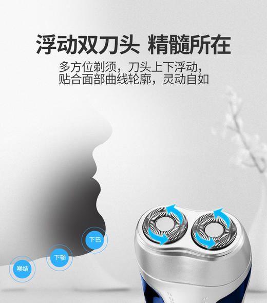 西屋电动剃须刀R201 商品图8