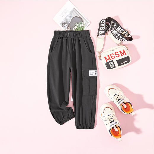 【辛巴娜娜】simbanana裤子夏季薄款新款运动九分裤防蚊裤儿童夏装 商品图1