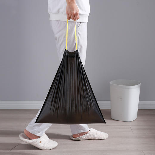 【批发】美丽雅穿绳点断式垃圾袋45*50cm 90只 商品图9