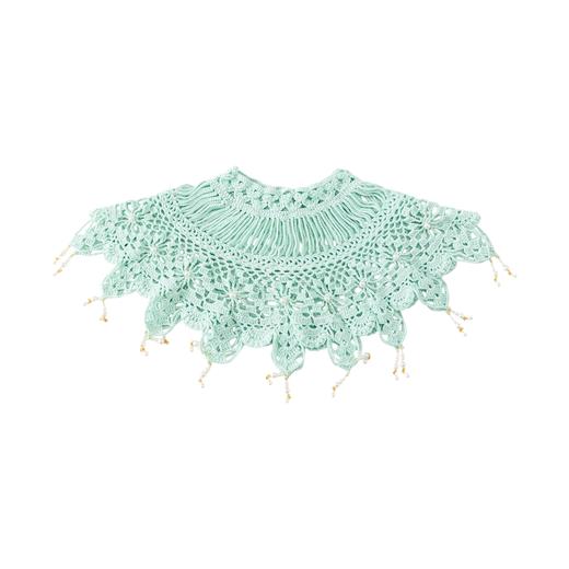 苏苏姐家云络中式披肩手工DIY钩针纯棉蕾丝线毛线团自制材料包 商品图4