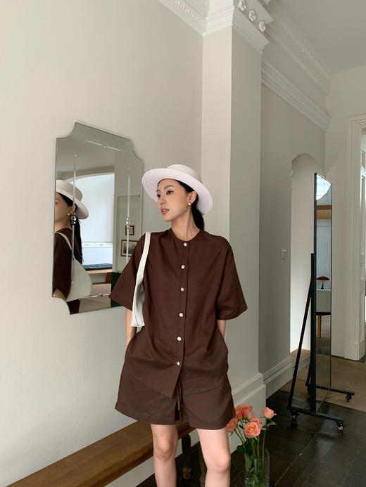 OURWE ARCHIVE两穿式亚麻套装 商品图1