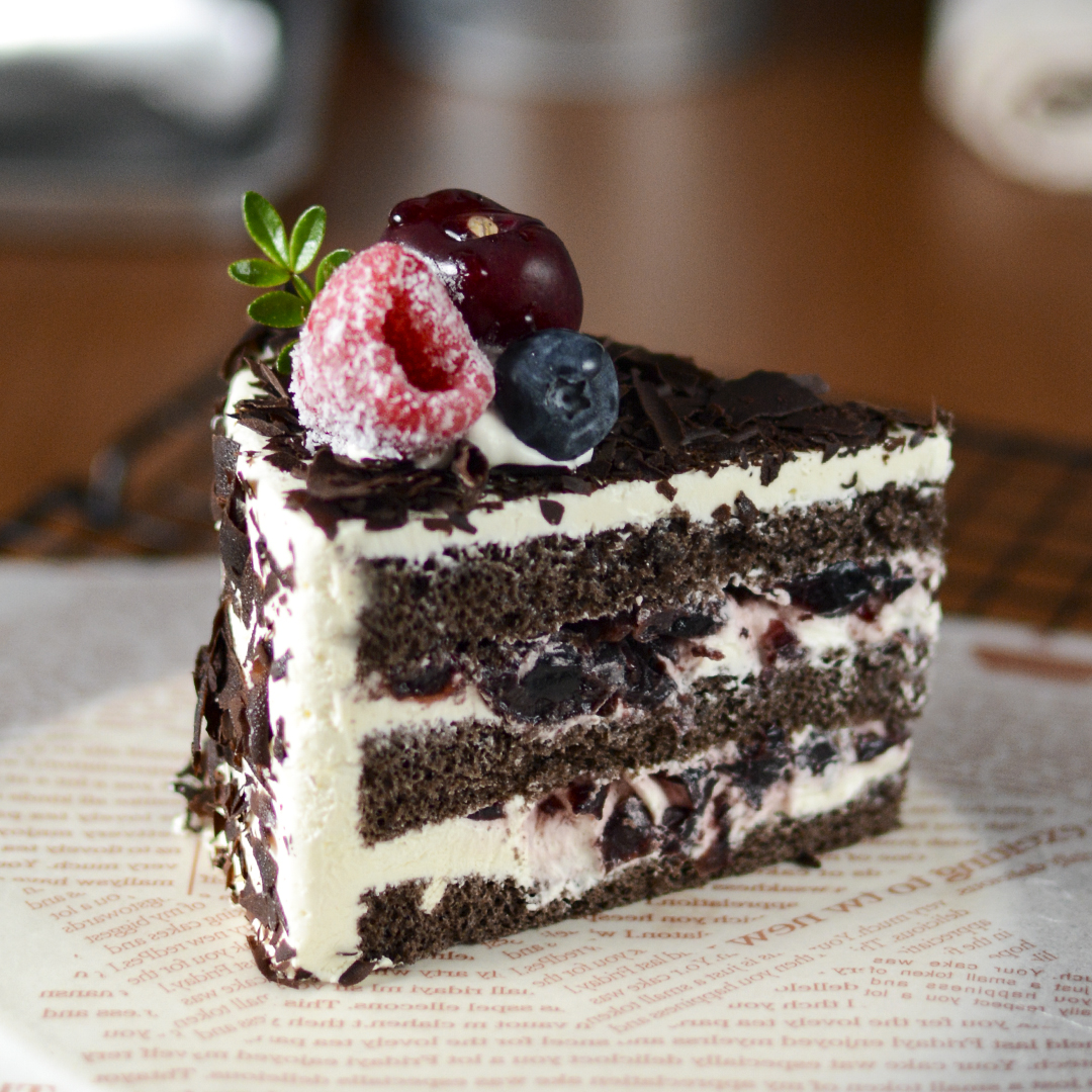 黑森林蛋糕切片