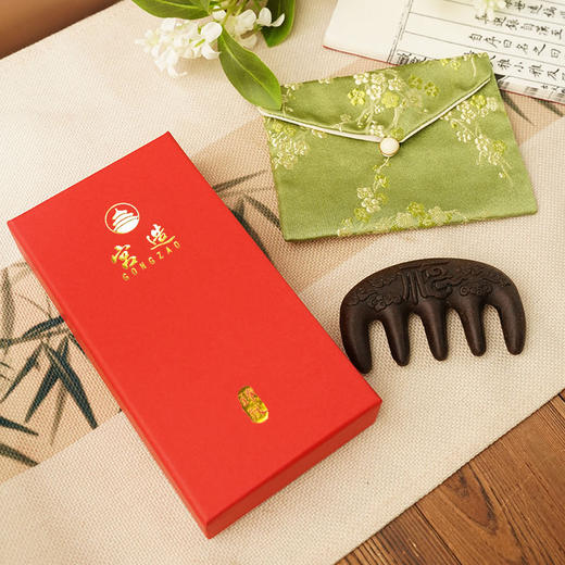 “梳” 中自有养生方！每天 3 次，从“头”养出好状态！加赠鹅梨帐中香吊坠！【合香梳】 商品图0
