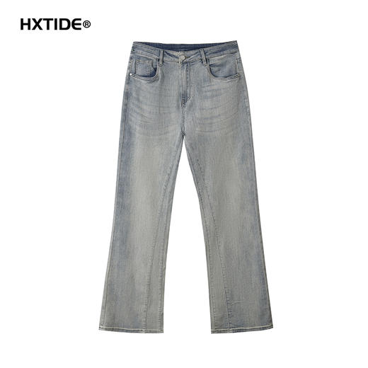 【新品上新】HX 夏季水洗微喇牛仔长裤微宽松C201520037101 商品图0