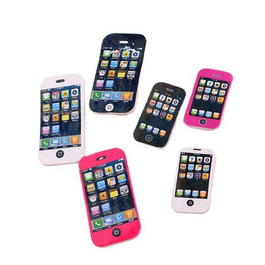 创意手机造型橡皮擦学生奖品礼物可爱文具儿童苹果造型橡皮擦 1个 商品图5