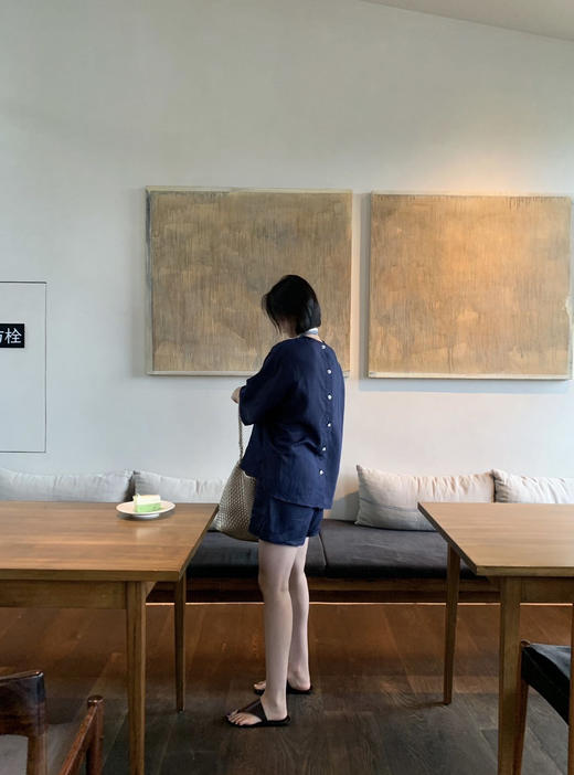 OURWE ARCHIVE两穿式亚麻套装 商品图8