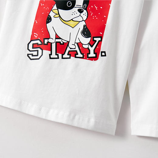 【辛巴娜娜】simbanana圆领长袖打底衫 宽松休闲纯色基础款内搭上衣 商品图3