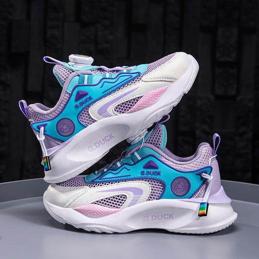 G.DUCK小黄鸭男童网鞋春夏新款网面透气儿童运动鞋中大童软底女童跑步鞋QCSM00126-37 商品图1