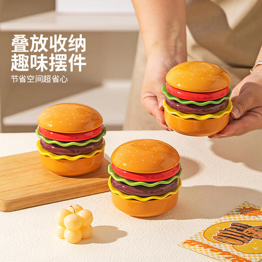 摩登主妇汉堡包餐具蘸料调料碟小碟子盘子2025新款味碟酱油小菜碟 商品图4