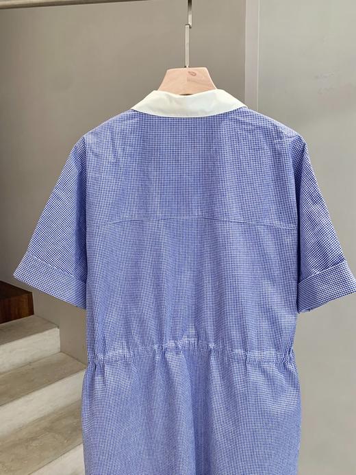 【高品质私服】【IC棉涤色织布连衣裙】A字裙摆 纹路清晰 色织工艺 凹凸纹理G1472-CC【无标出货 介意慎拍】 商品图11