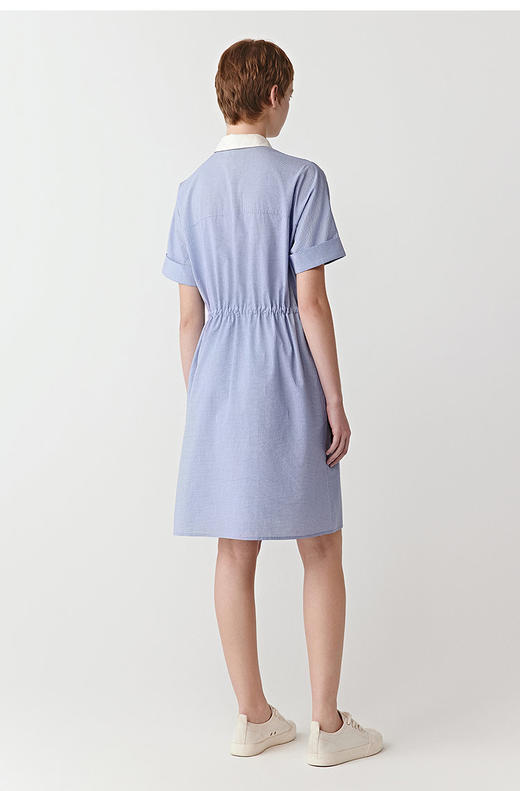 【高品质私服】【IC棉涤色织布连衣裙】A字裙摆 纹路清晰 色织工艺 凹凸纹理G1472-CC【无标出货 介意慎拍】 商品图6