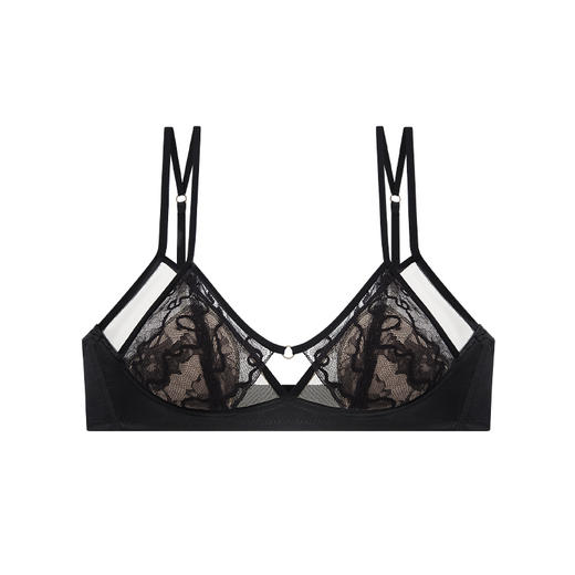 里性 LIVARY MIO 缠绵-Lingering 蕾丝真丝双层罩杯内衣无钢圈轻薄文胸 商品图8