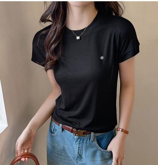 lu高级感满满天丝小蝙蝠短袖T超轻薄 商品图10