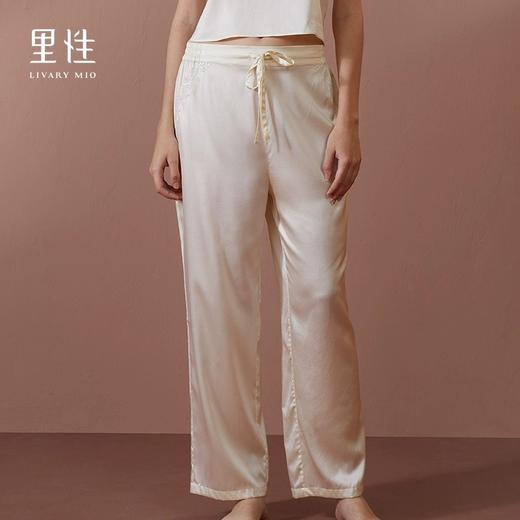 里性 LIVARY MIO 宣言 性感蕾丝真丝睡袍复古晨袍家居服 商品图7