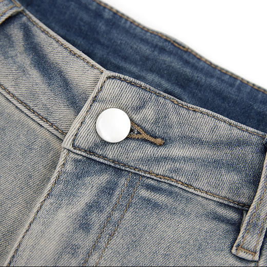 【新品上新】HX 夏季水洗微喇牛仔长裤微宽松C201520037101 商品图4