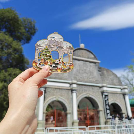 熊猫飘雪流沙冰箱贴 商品图2