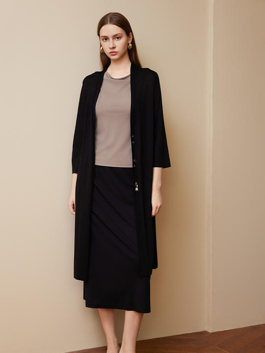 【无袖真丝背心】25年夏季新品女士100%桑蚕丝纯色百搭薄款上衣 商品图3